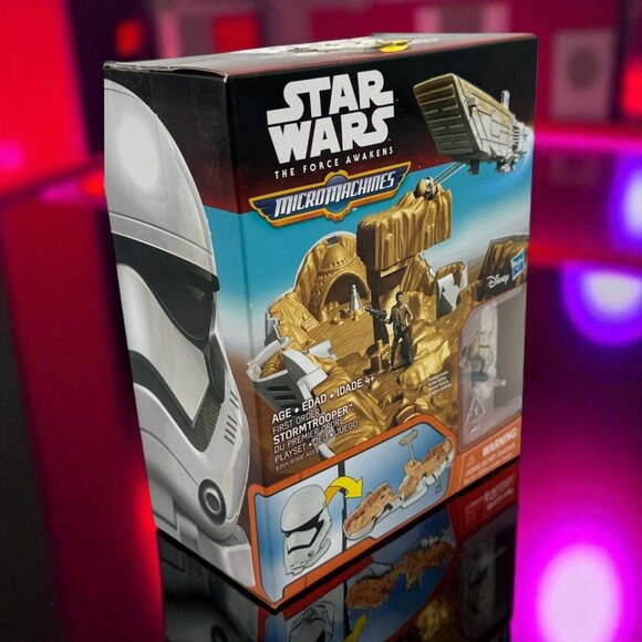 Star Wars Micro Machines First Order Stormtrooper Playset Force Awakens Hasbro - Picture 1 of 10